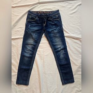Rock Revival Dark Blue Skinny Jeans